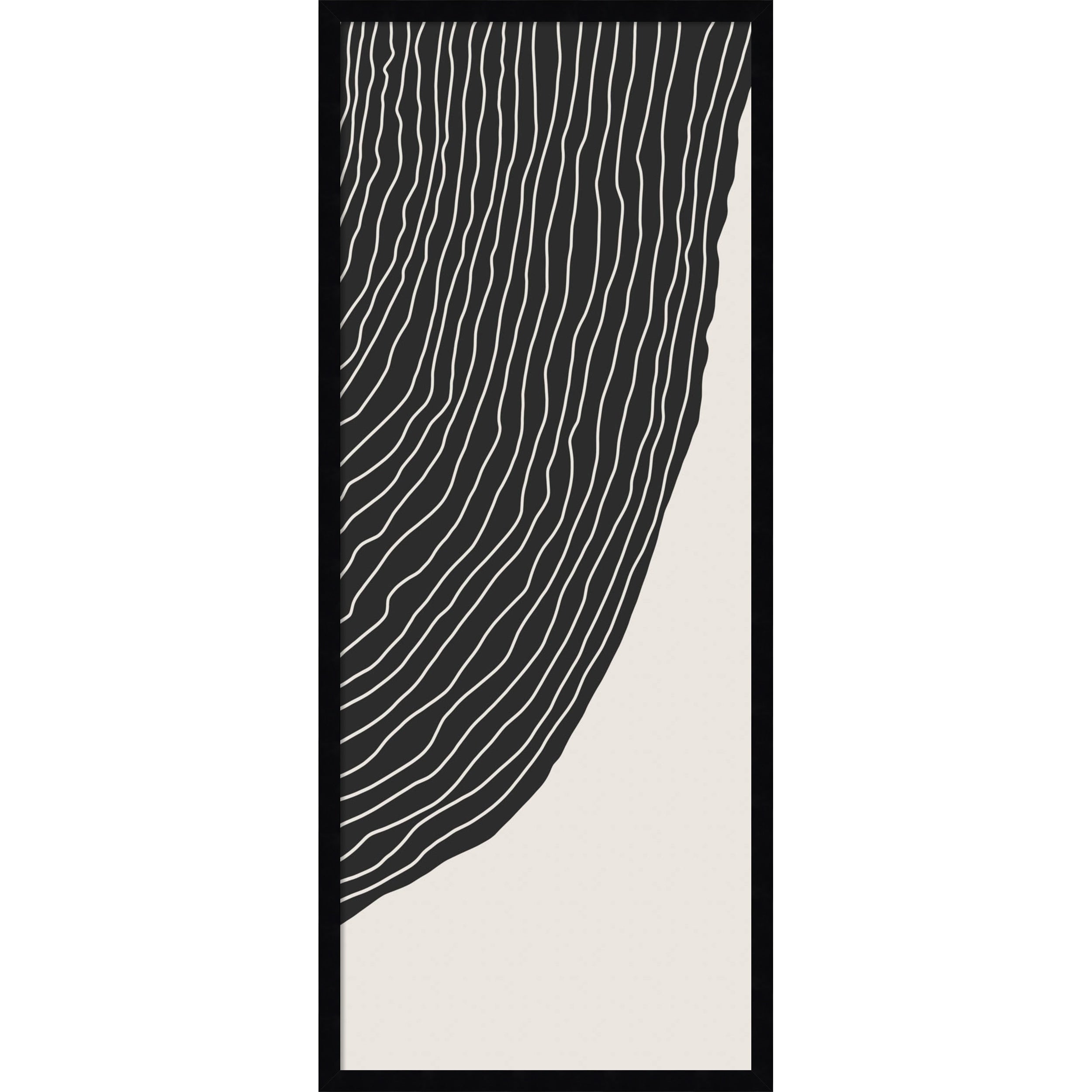 Amanti Art Framed Fabric Pinboard Minimal Line Design 1 By Jay Stanley Printed Bulletin Board Board Size 16 X 40