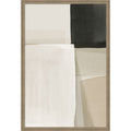 Amanti Art Framed Fabric Pinboard Muted Geometry In Calm Shades By Hazel J Printed Bulletin Board Board Size 24 X 36