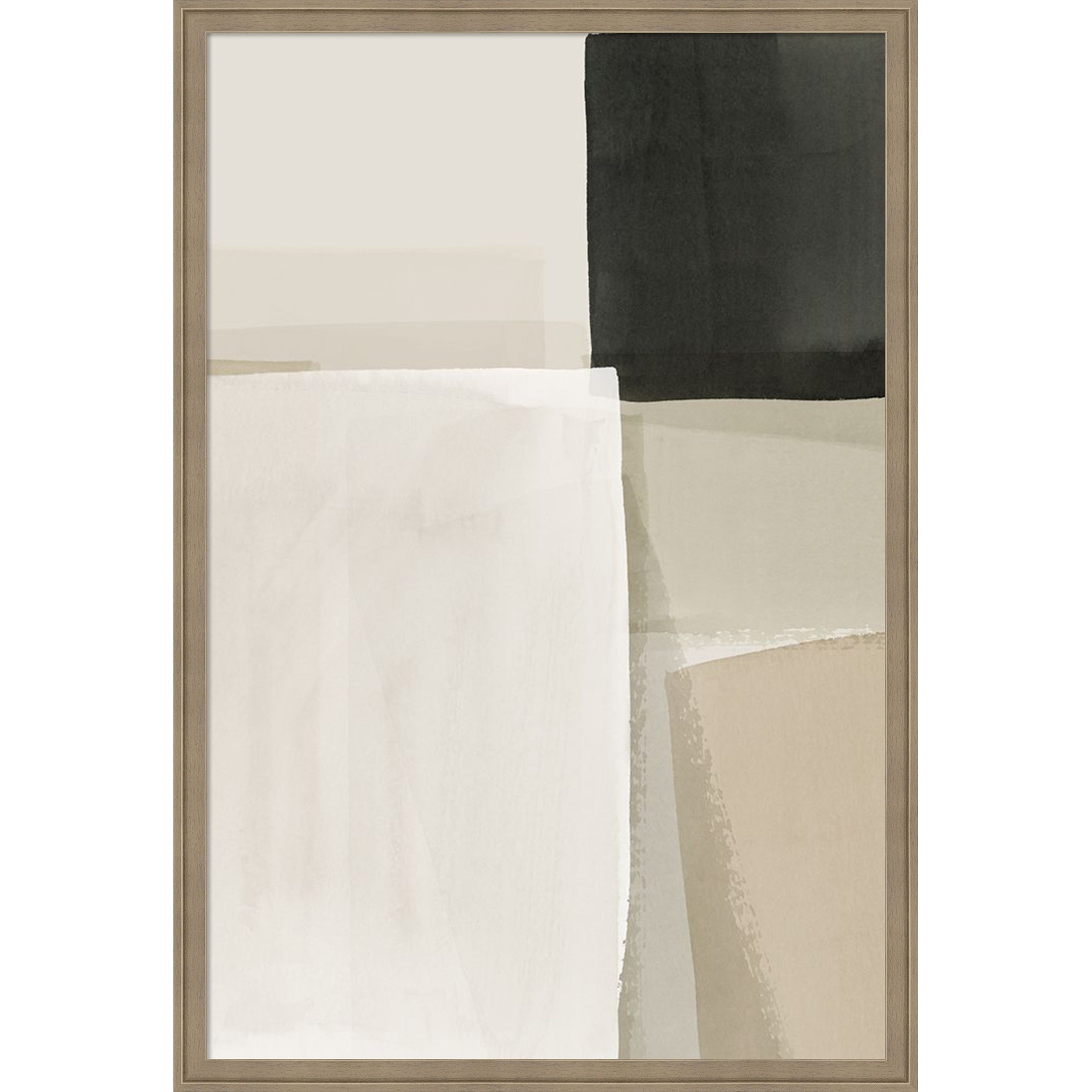 Amanti Art Framed Fabric Pinboard Muted Geometry In Calm Shades By Hazel J Printed Bulletin Board Board Size 24 X 36