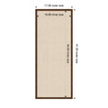 Amanti Art Framed Fabric Pinboard Natural Linen Printed Bulletin Board