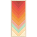 Amanti Art Framed Fabric Pinboard Rainbow Chevrons By Florent Bodart Printed Bulletin Board Board Size 16 X 40