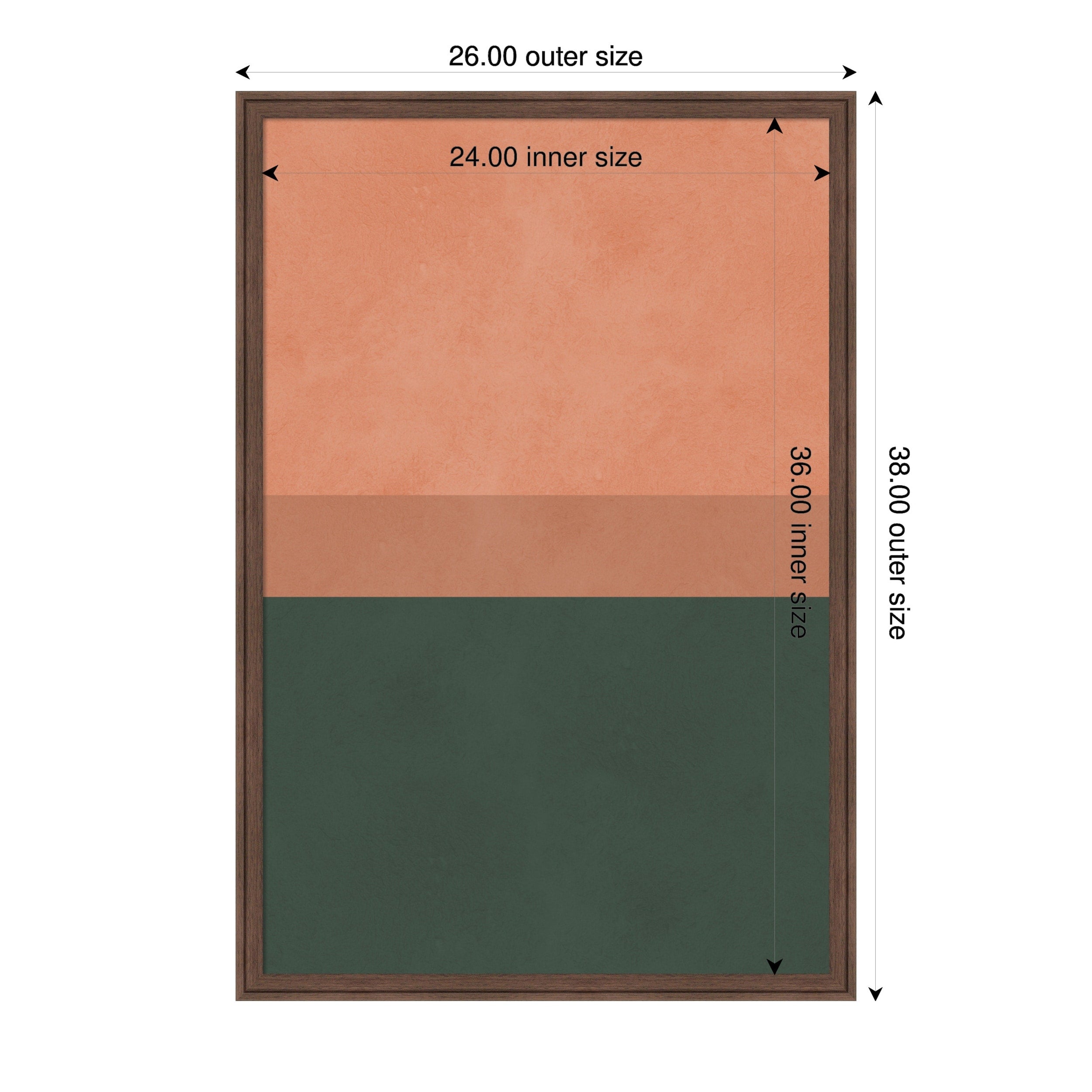 Amanti Art Framed Fabric Pinboard Terracotta Layers By Vitor Costa Printed Bulletin Board