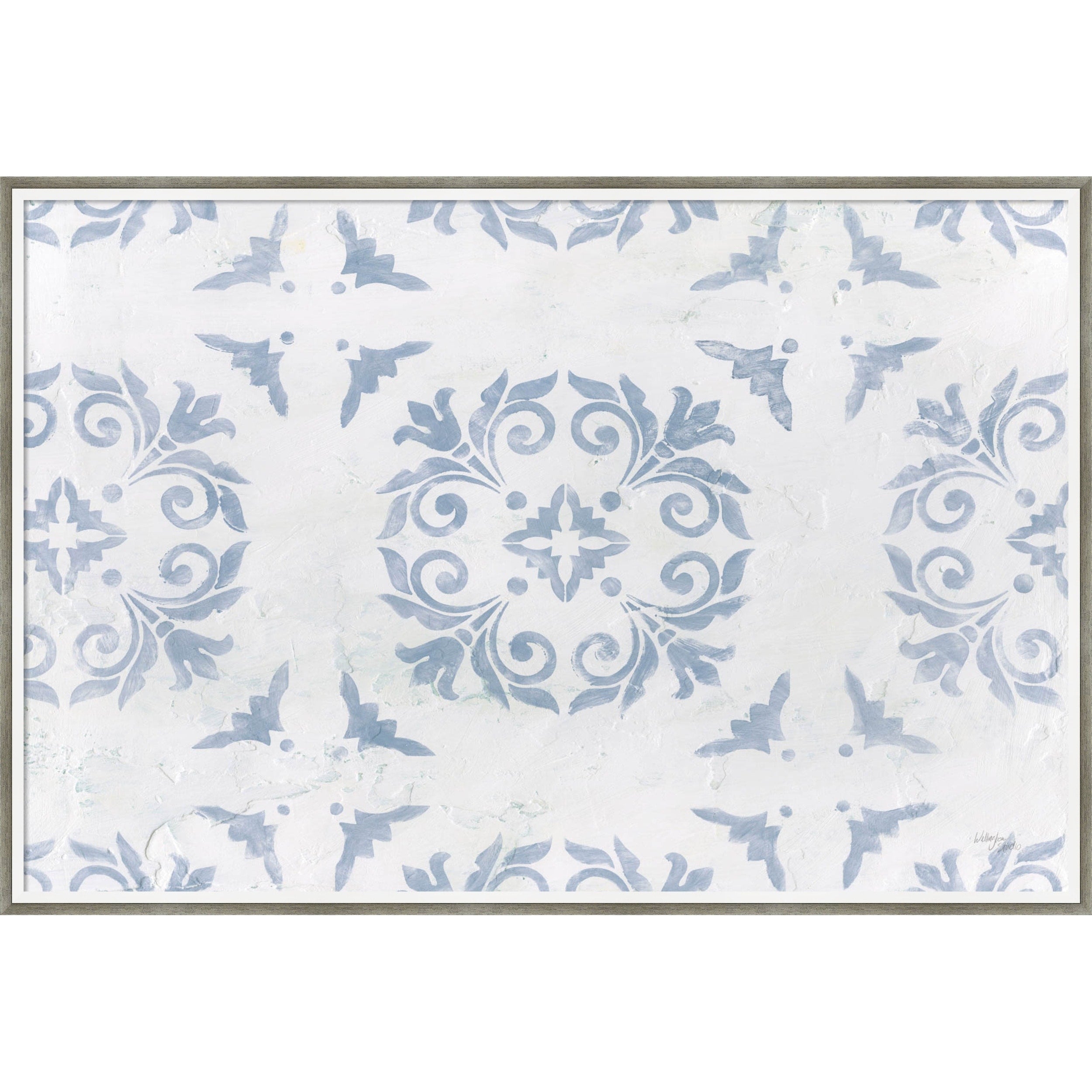 Amanti Art Framed Fabric Pinboard Textures Ix By Wellington Studio Printed Bulletin Board