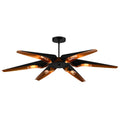 Carbon Loft Disourny 6 Light Chandeleir With Matte Black Finish