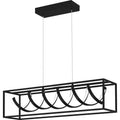Amaranth Led Island Chandelier In Matte Black