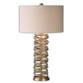 Uttermost Amarey 1 Light Antique Silver Champagne Table Lamp