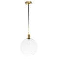 Ivy Terrace Amaris 1 Light Clear Glass Pendant