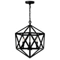 The Gray Barn Bonnyview 3 Light Chandelier With Black Finish
