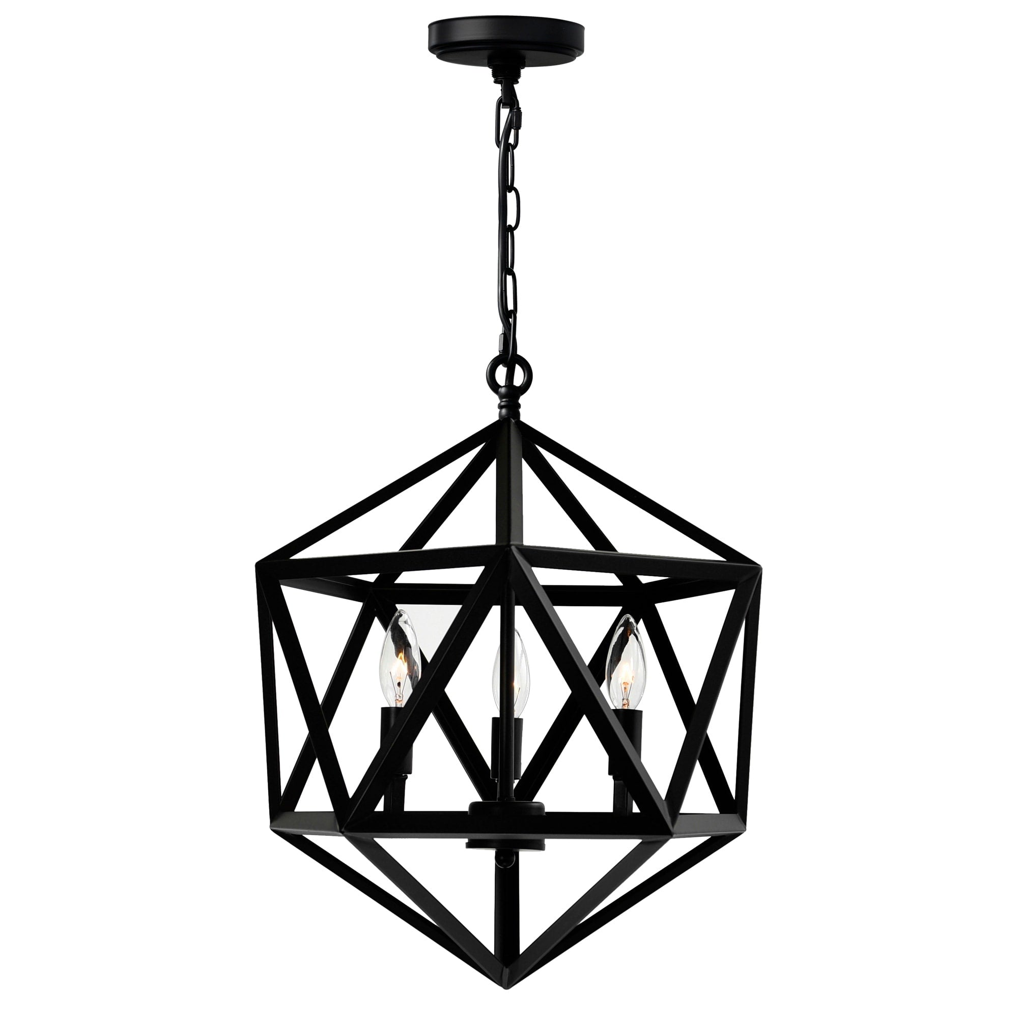 The Gray Barn Bonnyview 3 Light Chandelier With Black Finish