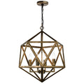 The Gray Barn Bonnyview 4 Light Chandelier With Antique Forged Copper Finish