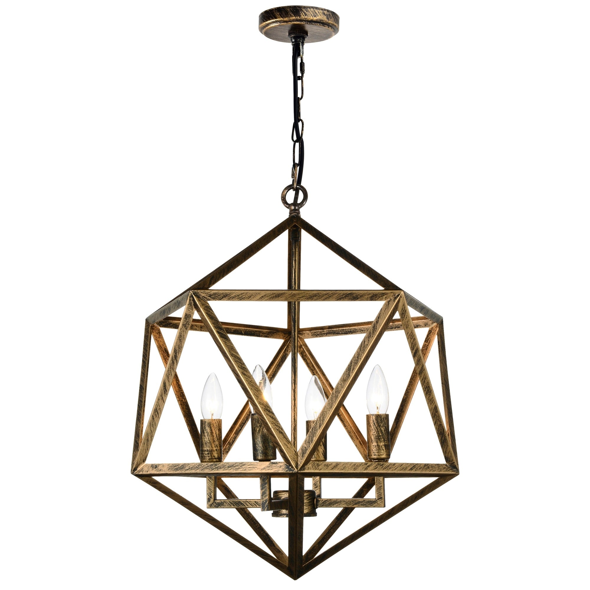 The Gray Barn Bonnyview 4 Light Chandelier With Antique Forged Copper Finish