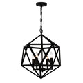 The Gray Barn Bonnyview 4 Light Chandelier With Black Finish