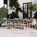 Amazonia Curry 11 Piece Eucalyptus Patio Dining Set