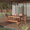 Havenside Home Popham Eucalytpus 6 Piece Patio Dining Set