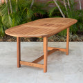 Amazonia Greta Outdoor Patio Wood Dining Table