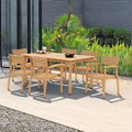 Amazonia Teak Savannah 7 Piece Teak Dining Set