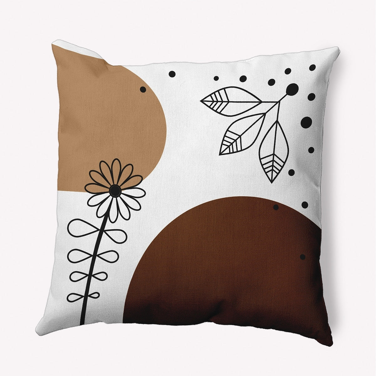 Amber Botanics Indoor Outdoor Throw Pillow