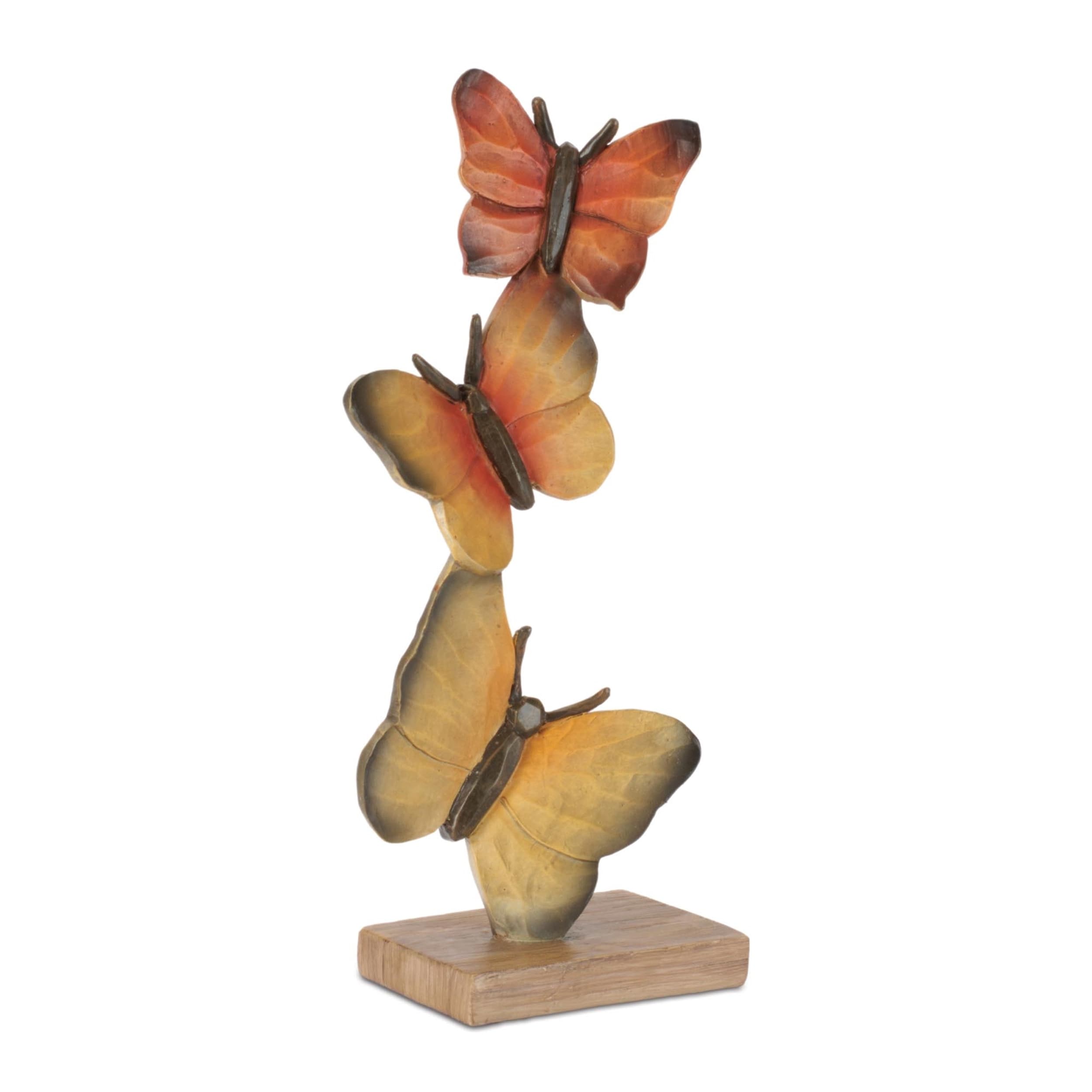 Amber Gradient Butterfly Stack Set Of 2