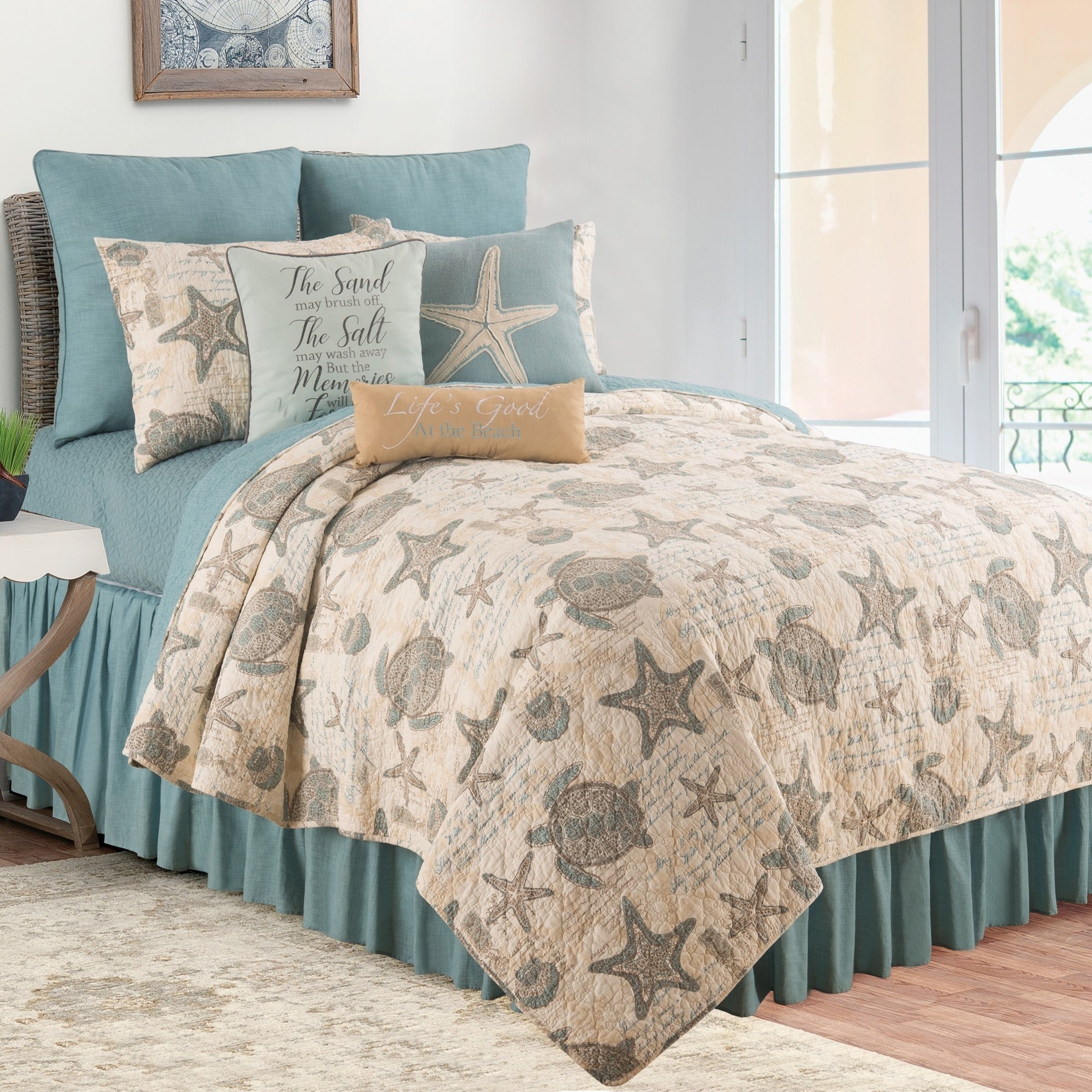 Amber Sands Cotton Quilt Set