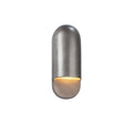 Ambiance Capsule 1 Light Small Antique Silver Ada Wall Sconce