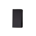 Ambiance Carbon Matte Black Small Rectangle Open Top Bottom Wall Sconce