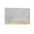 Carbon Loft Maeve 16 Inch Ada Concrete Closed Top Rectangle Outdoor Wall Sconce