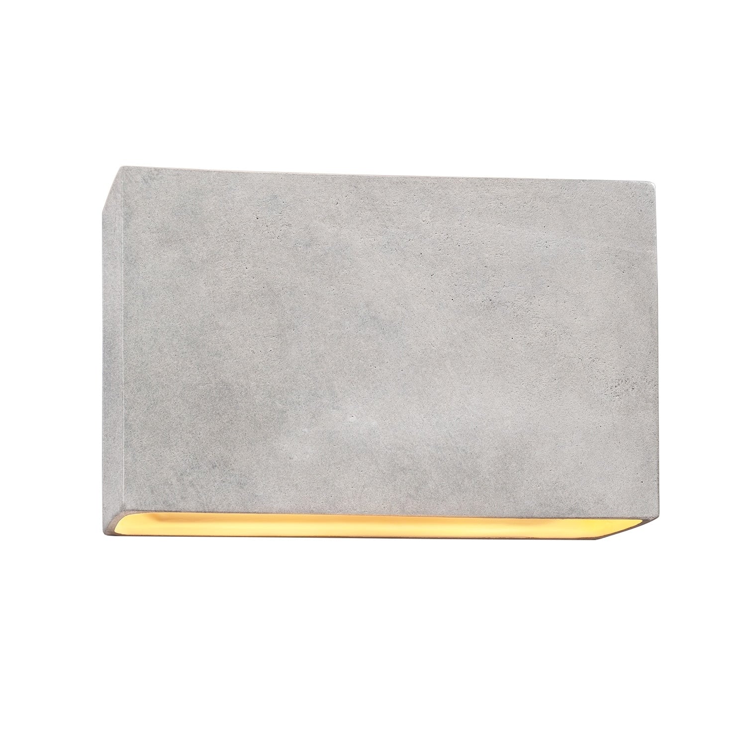 Carbon Loft Maeve 16 Inch Ada Concrete Closed Top Rectangle Outdoor Wall Sconce