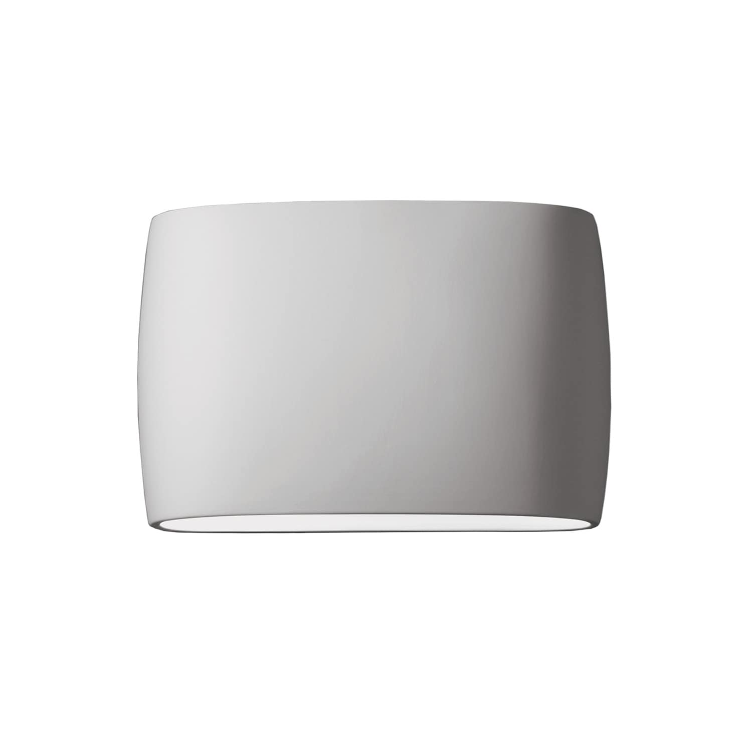Porch Den Courtside Bisque Closed Top Ada 2 Light Large Oval Outdoor Wall Sconce