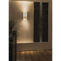 Ambiance Tapered Rectangle 1 Light Greco Travertine Led Wall Sconce