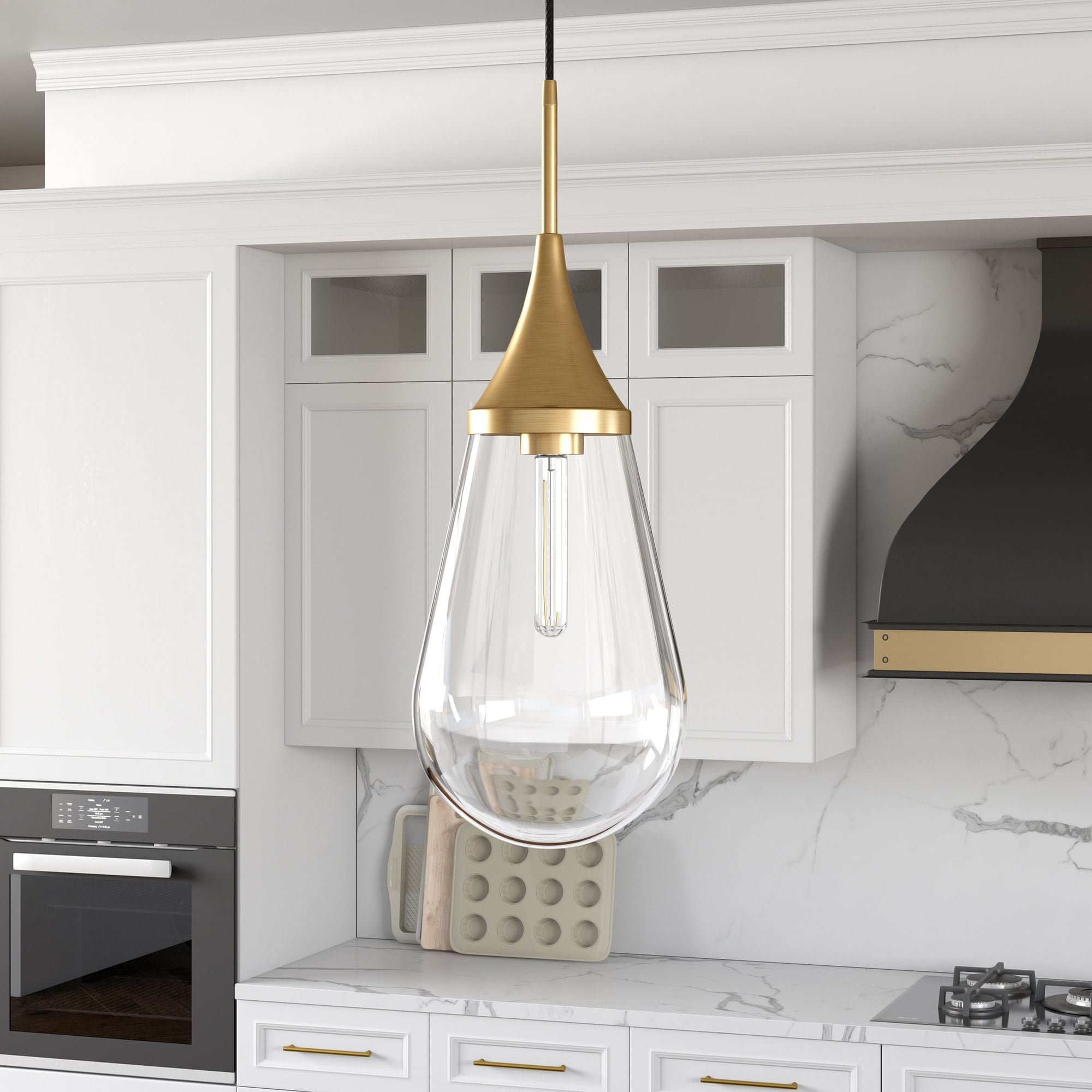 Ambrose Brass Pendant