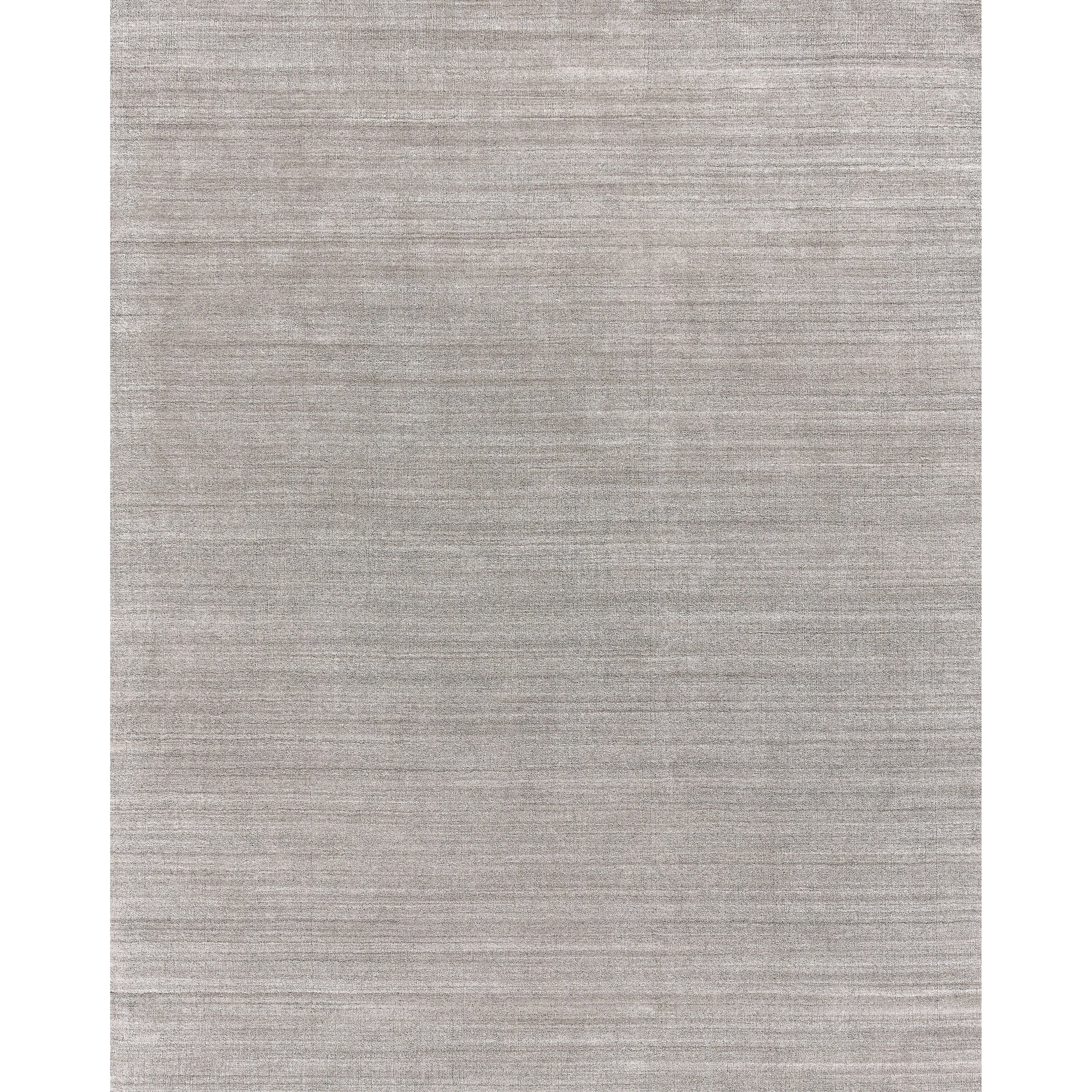 Ambrose Hand Tufted Wool Bamboo Silk Gray Area Rug