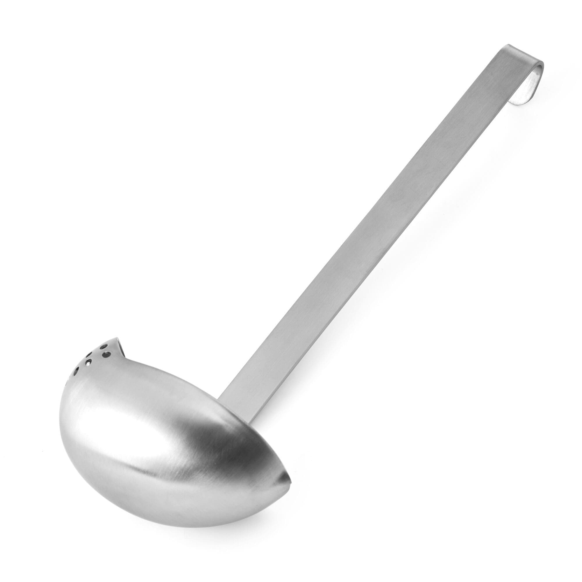 Amco Stainless Steel Straining Ladle 6.5 Ounce