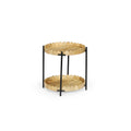 Ameesha Side Table 25.1 4H X 21.3 4W X 21.3 4D