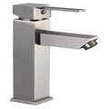 Amelia 9 Single Hole Bathroom Sink Faucet Brushed Nickel