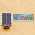 American Art Decor Coastal Cabins Crop Outdoor Canvas Art Print