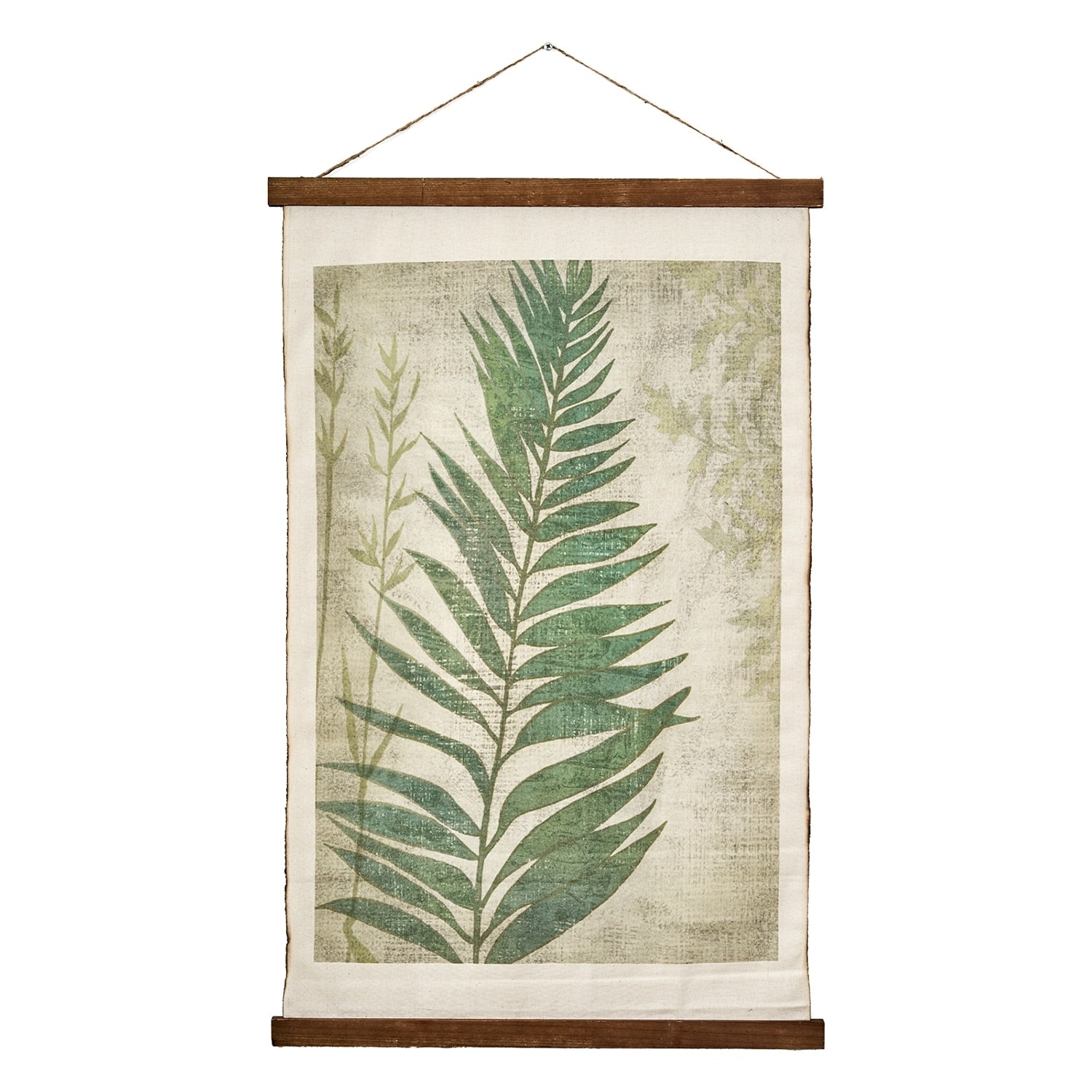 American Art Decor Leaf Wall Scroll Tapestry With Rope