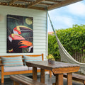 American Art Decor Tiki Birds Toucans Outdoor Canvas Art Print 30X40