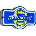 American Art Decor Vintage Ford Marquee Shaped Led Light Up Sign Wall Decor For Man Cave Bar Garage