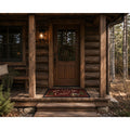 Welcome To The Cabin Nonskid Kitchen Accent Mat Rug Brown Red 18 X 38
