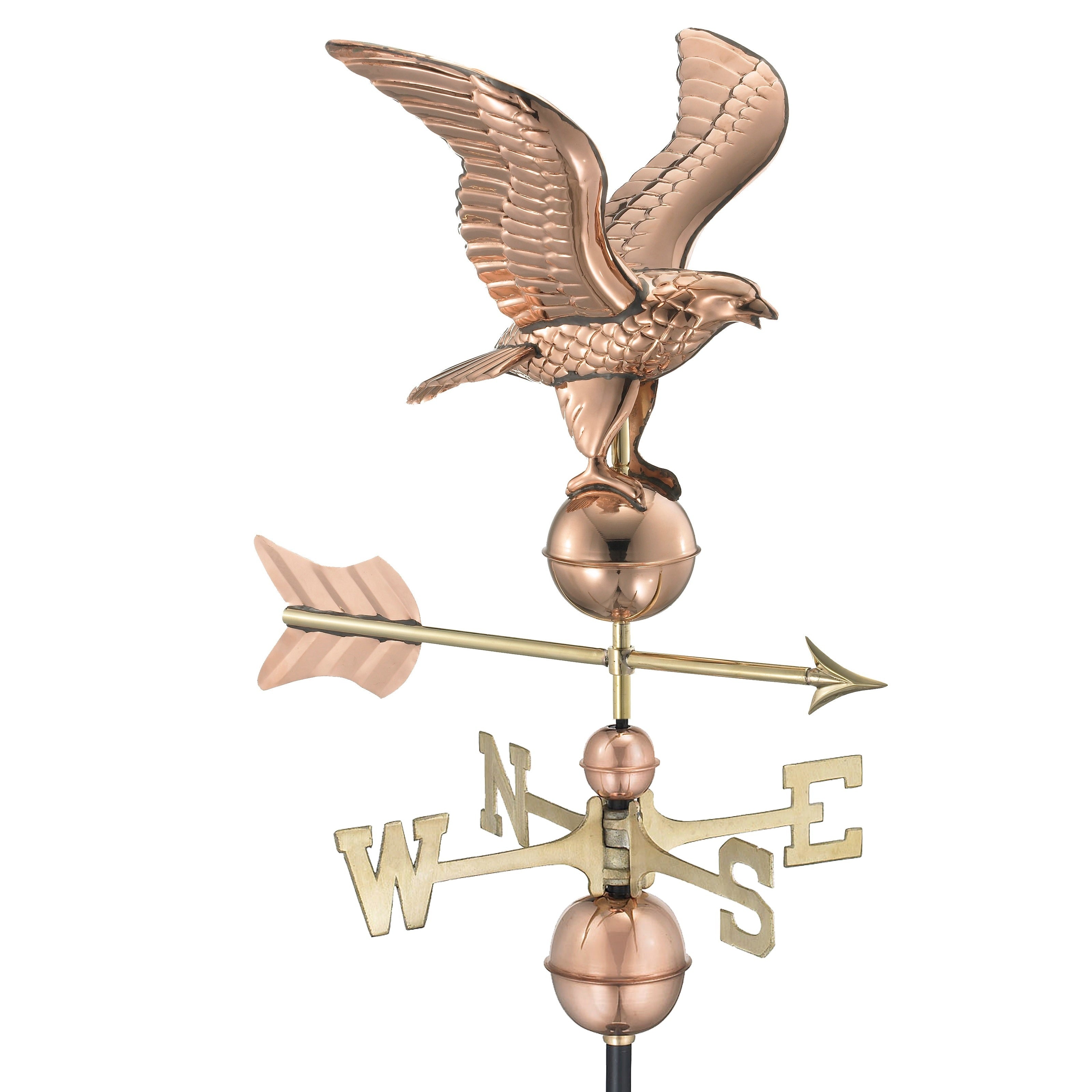 American Eagle Pure Copper Weathervane By Good Directions