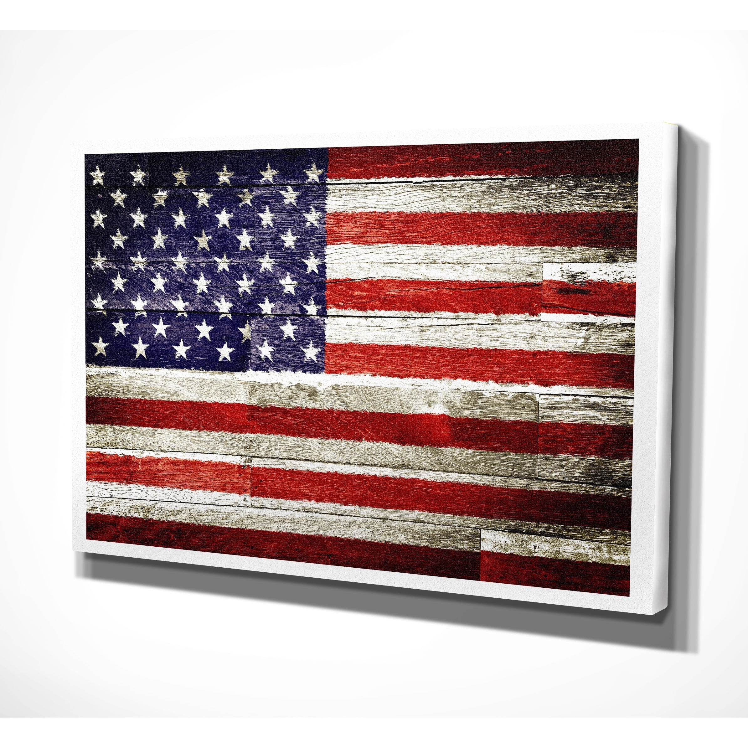 American Flag Ii Premium Gallery Wrapped Canvas