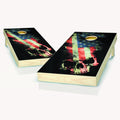American Flag Skull Cornhole Set Includes 8 Bags Optional Accessories