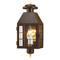 American Heritage 16.5 High 1 Light Outdoor Sconce Bronze 16.5 Inch Tall