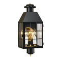 American Heritage 21.75 High 2 Light Outdoor Sconce Black 21.5 Inch Tall