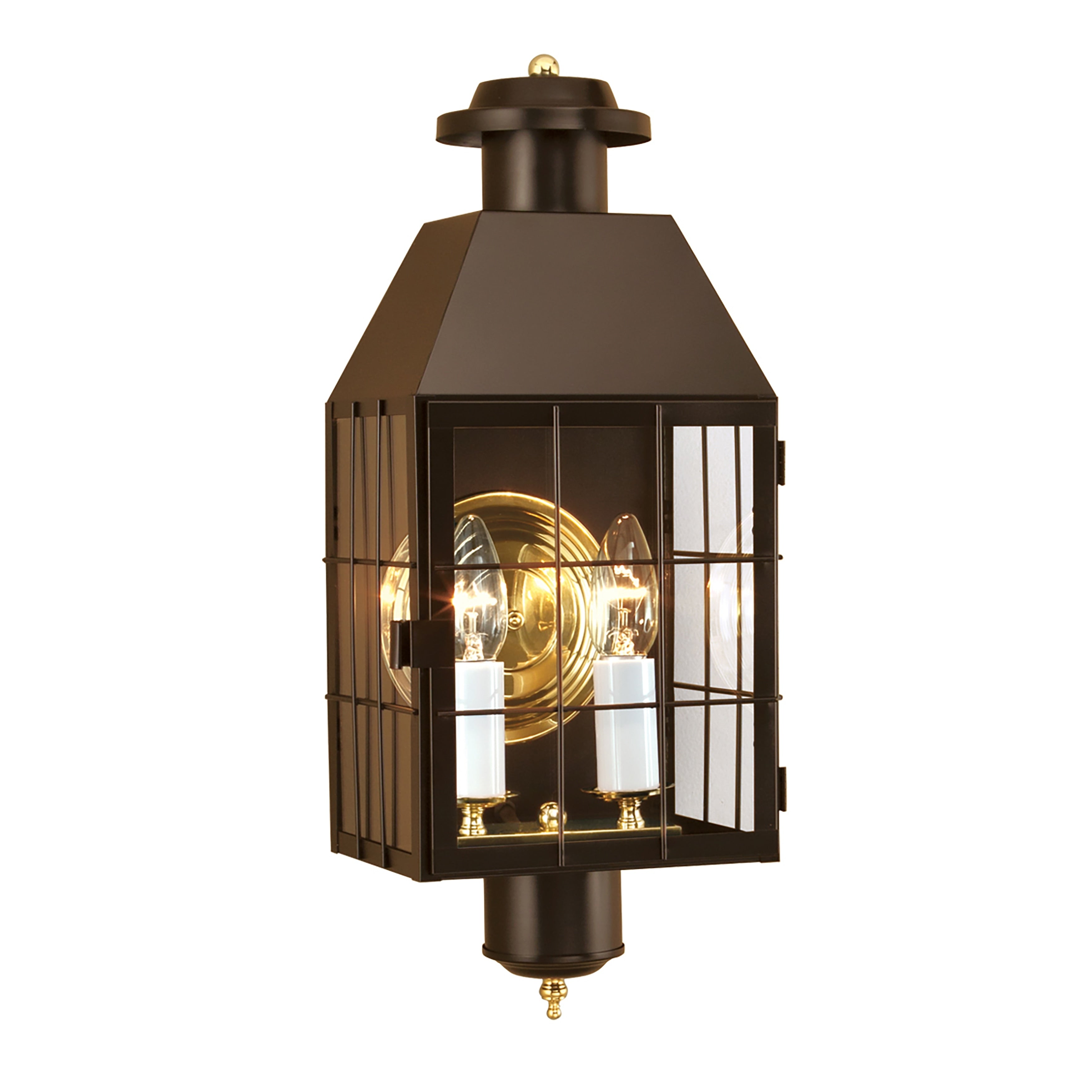 American Heritage 21.75 High 2 Light Outdoor Sconce Bronze 21.5 Inch Tall
