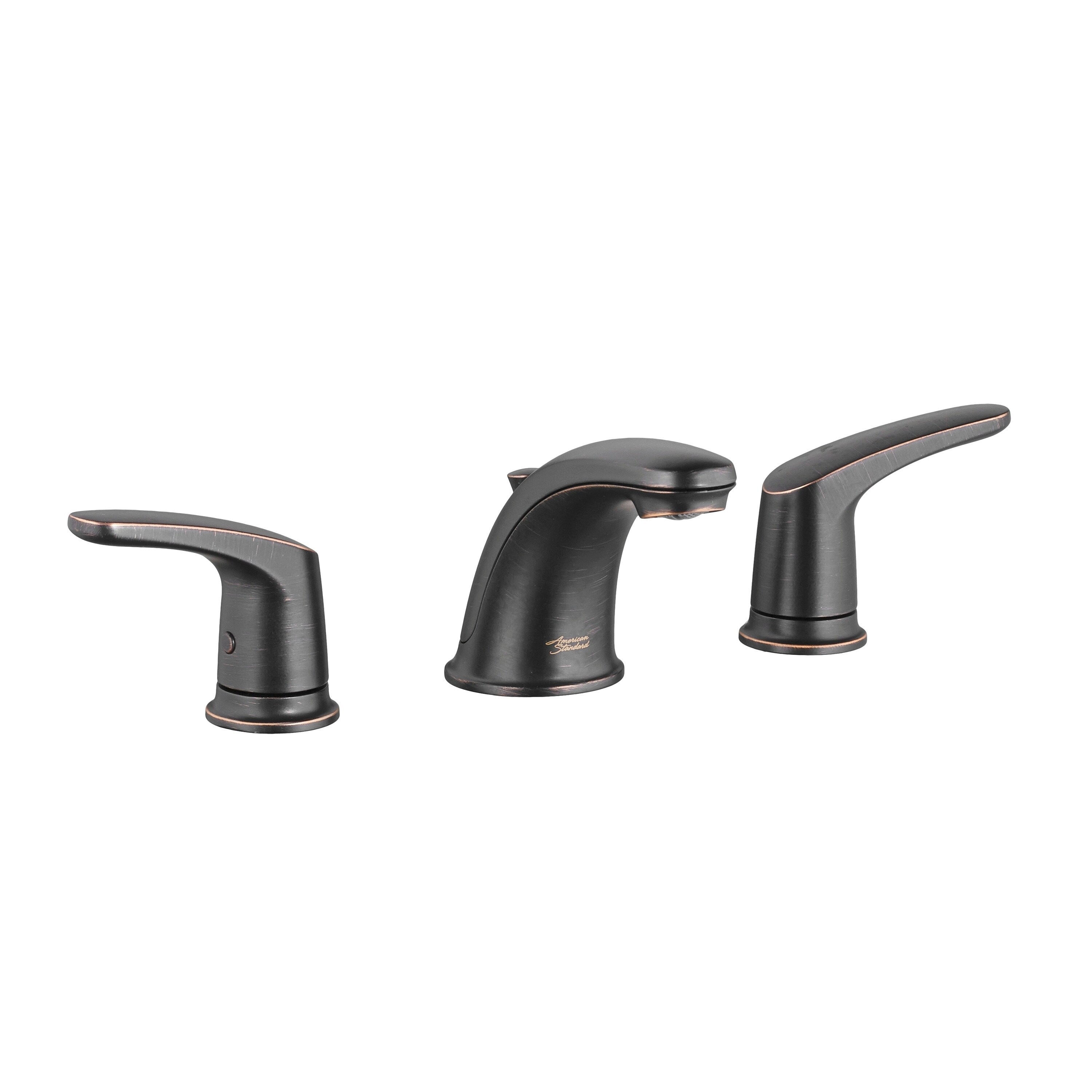 American Standard Colony Pro 2 Handle Widespread Bathroom Faucet With Pop Up Drain In Legacy Bronze