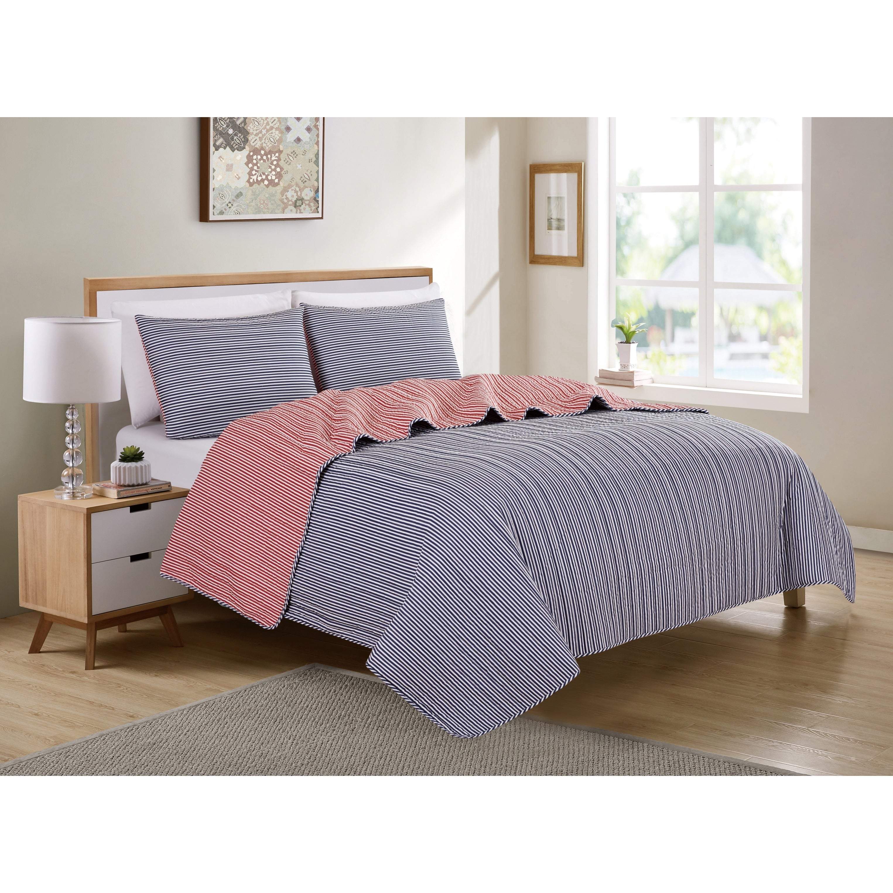 American Stripe Quilt Set Christopher Knight