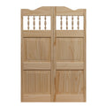 American Wood Carson City Spindle Top Cafe Door