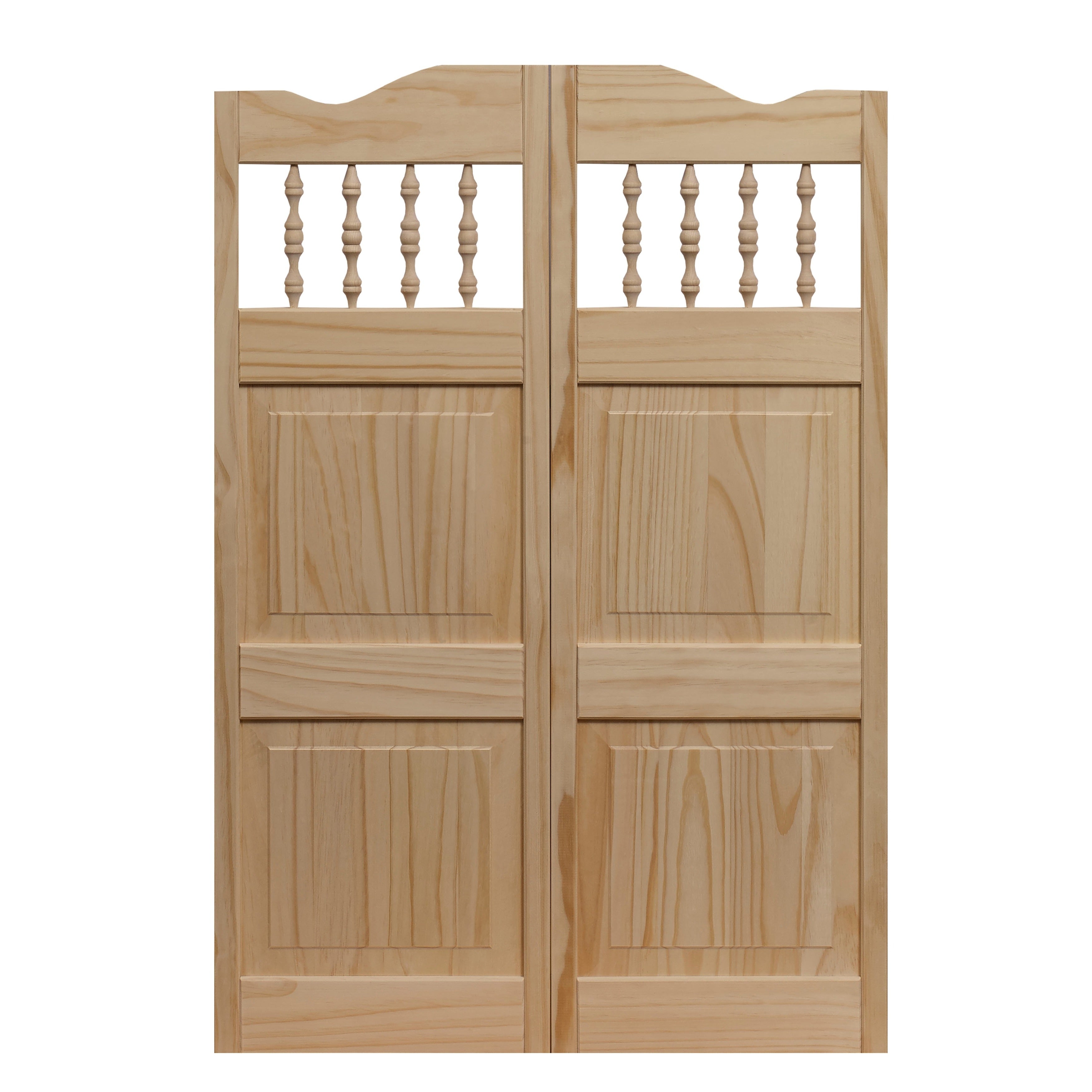 American Wood Carson City Spindle Top Cafe Door