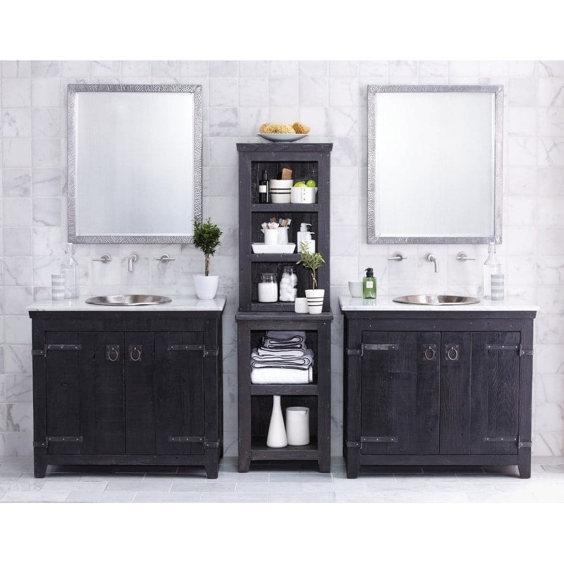 Americana Anvil 36 Inch Reclaimed Wood Bathroom Vanity